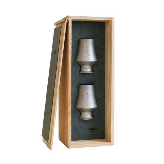 KRÓLL - Titanium Whisky Cup Twin Set