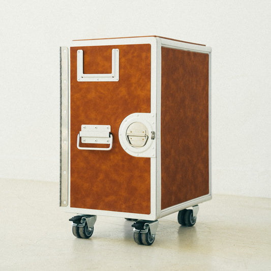 TORMH - Trolley Cabinet M (Leather Brown)